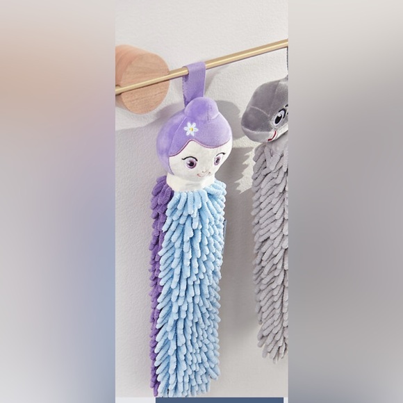 Norwex Kids Pet to Dry Chenille Hand Towel - Mermaid - Picture 2 of 5